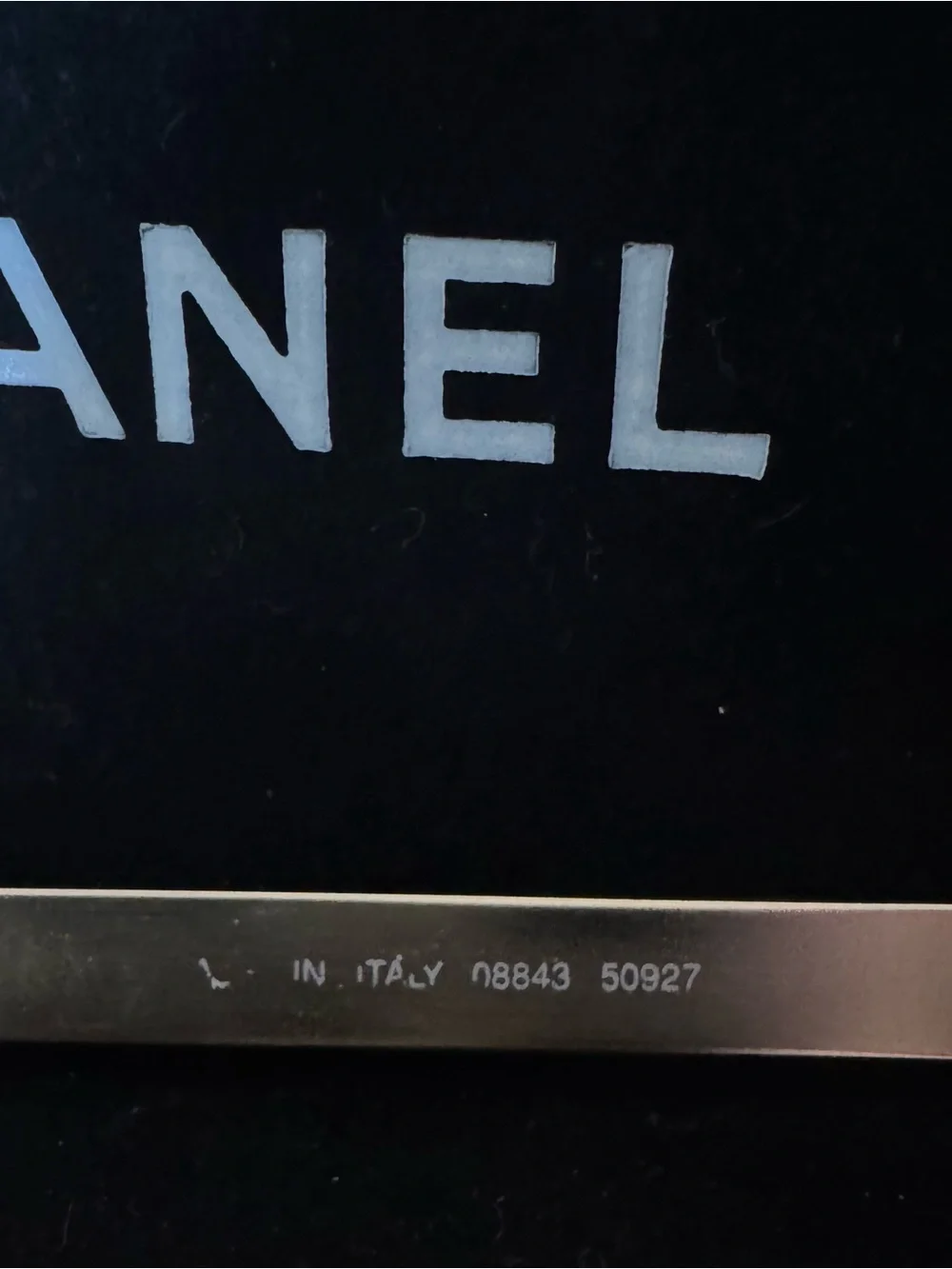 CHANEL Vintage Gold Frame Oval Smoke Lens Sunglasses